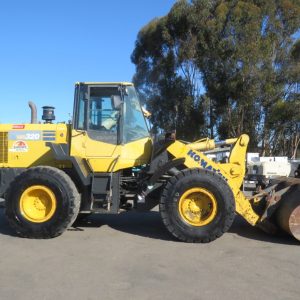2014 Komatsu WA320-7 Wheel Loader Tractor Cab A/C Hyd Q/C Ride Control