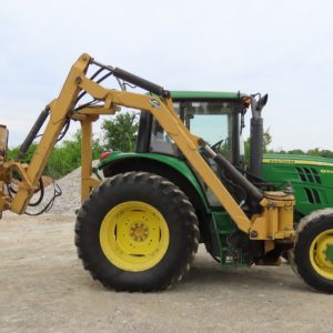 2013 John Deere 6105M 4WD Utility Tractor Diamond Flail Mower